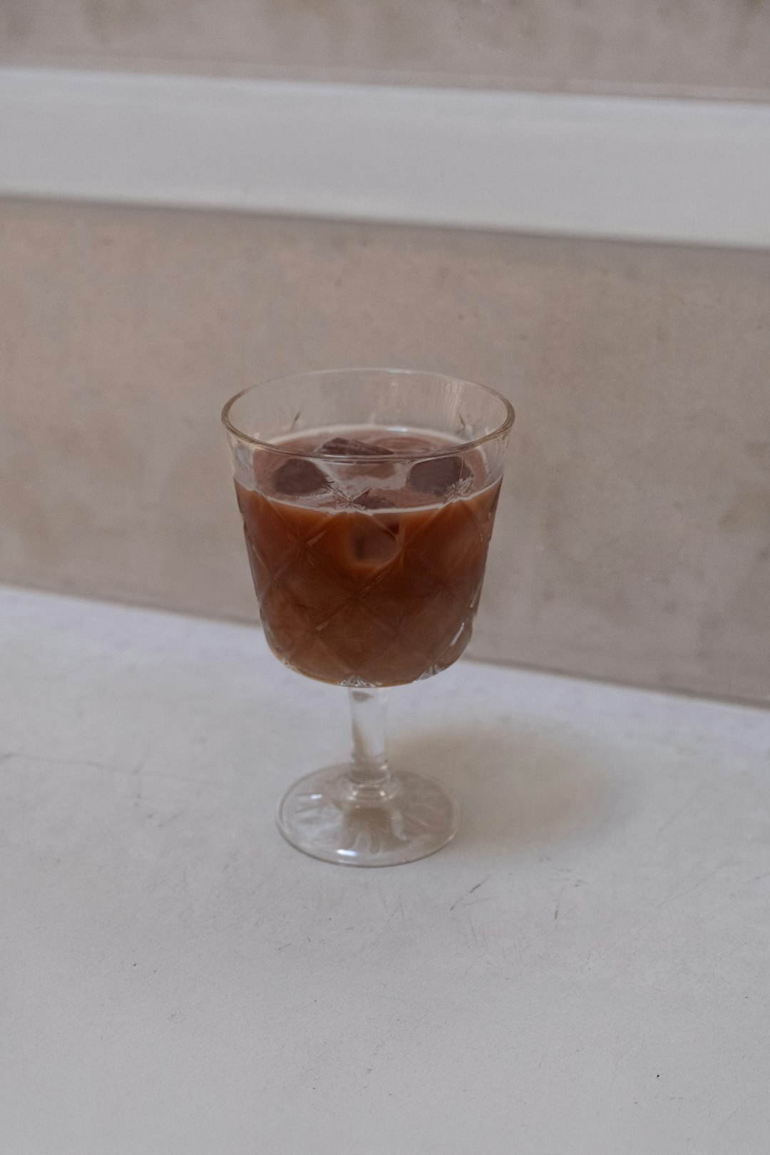 chocolate mousse in glass