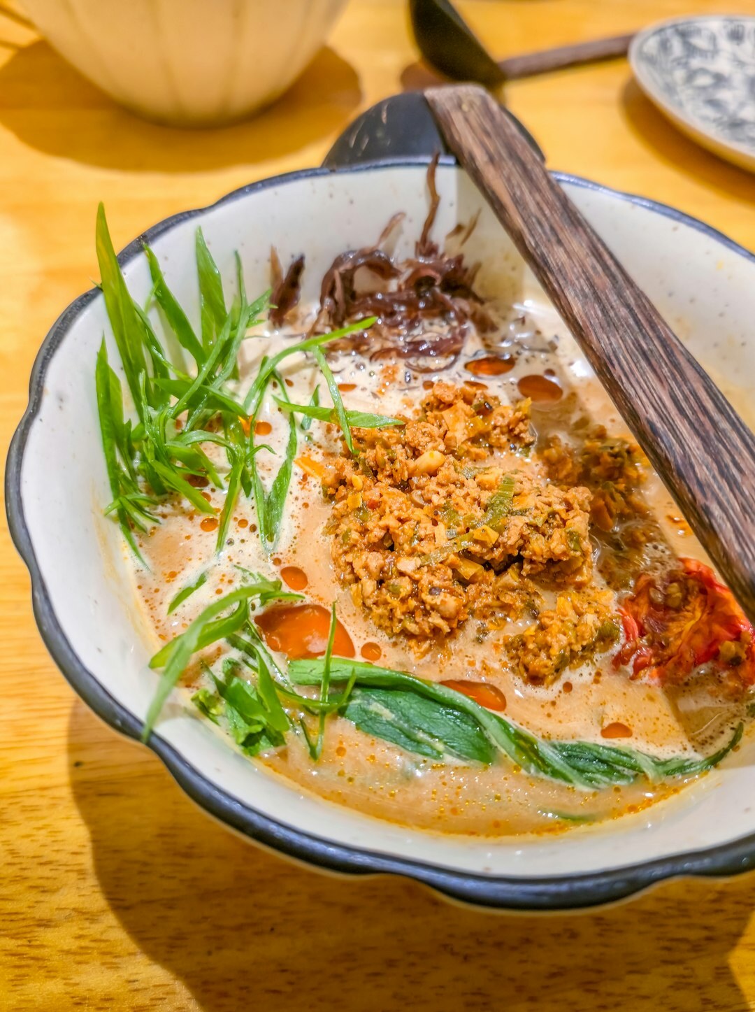 creamy soup bowl